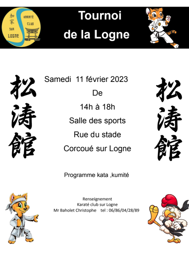 Tournoi de la Logne, Samedi 11 février 2023